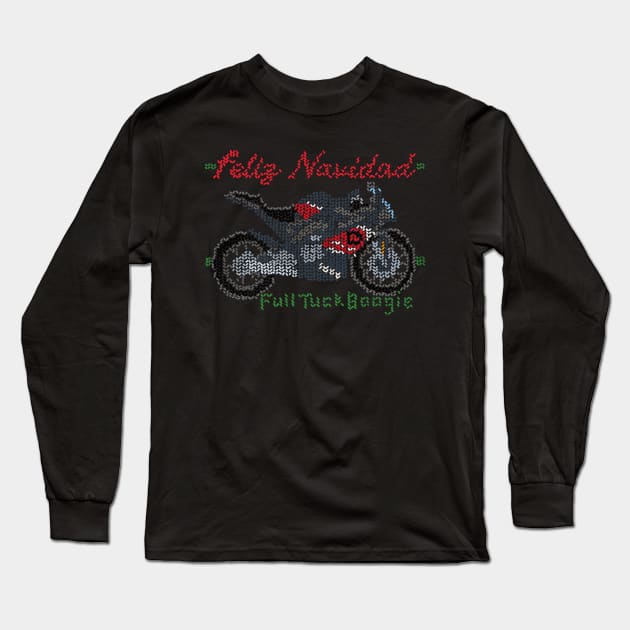 Feliz Navidad, Brap Long Sleeve T-Shirt by FullTuckBoogie